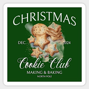 Christmas Cookie Club Family Christmas Baking Xmas Cookies Sticker